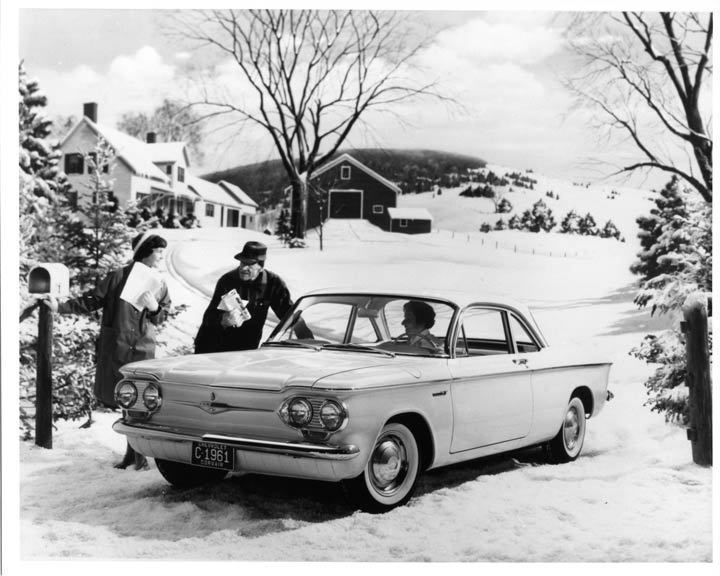 Ref. # 35133 Factory Photo 1961 Chevrolet Corvair 700 Sport Coupe 